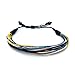 Custom Colors String Bracelet for College, University, High School, Sports Team or Country Flag - Customized Cord Colors and Sizes Sports Fan Gift for Men Women and Kids by Rumi Sumaq