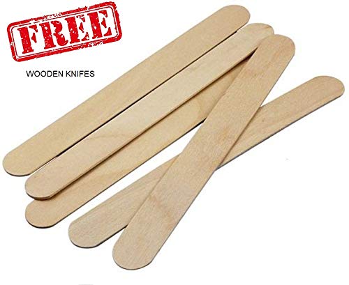 ESTAVITO White Chocolate Hard Beans Depilatory Stripless Wax 400Gm With Free Wooden Applicators Used For Upper Lips, Arms, Legs, Full Body - Women 3 ESTAVITO White Chocolate Hard Beans Depilatory Stripless Wax 400Gm With Free Wooden Applicators Used For Upper Lips, Arms, Legs, Full Body - Women - Image 3