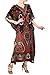 Kaftan Tunic Kimono Dress Ladies Summer Women Evening Maxi Party Plus Size 14-18 Black