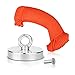 MAGNADIVE Fishing Magnet with Rope - 500 LBS Pulling Force Super Strong Neodymium Magnet - and Paracord 100 ft. Long.