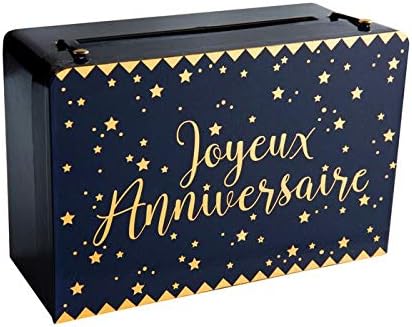 Chal Urne Tirelire Joyeux Anniversaire Bleu Marine Et Or Bougies Et Bougeoirs Bougies Napravi Rs