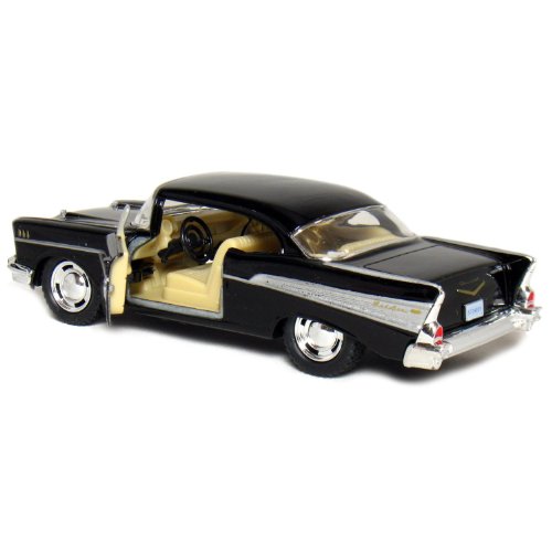 5" 1957 Chevy Bel Air Coupe 1:40 Scale (Black)