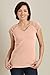 Fair Indigo Gathered V-Neck Fair Trade Organic Tee