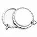 IGOGO 1 Inch Flat Bottle Caps with Hole and Jump Ring – 50/100 PCS Chrome or Mixed Colors Craft Bottlecap Pendants for DIY Jewelry Making, Hair Bows, Scrapbooking, Keychains, Crafts (White, Quantity：25pcs)