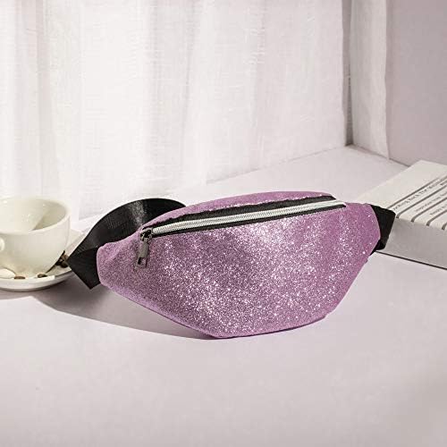 Moonnight Store Realer fanny pack for women Luxury waist bag fashion belt bag female Chest Bag ladies waist bag (Purple)