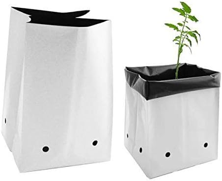 gro smart Polyurethane UV Stablized Terrace (Black and White, 16x16x30cms)