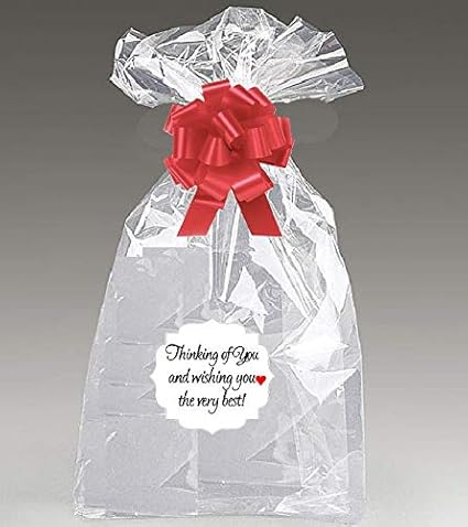 large cellophane bags for gift baskets
