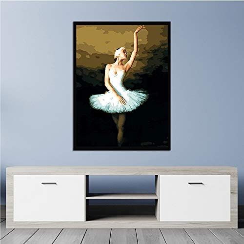 (no frame) wall art ballerina painting home decoration oil painting 45X60cm