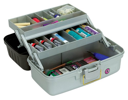 Creative Options 6202-77 Fine Arts 2-Tray Art Box with Auto Open Trays