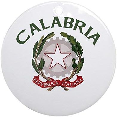 Idee Regalo Natale Per Amici.Kysd43mill Calabria Decorazioni Natalizie Rotonde In Ceramica Per Albero Di Natale Idea Regalo Per Amici E Familiari Amazon It Casa E Cucina