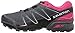 Salomon Women's Speedcross Vario W Trail Running Shoe, Black/Hot Pink/Dark Cloud, 7 B US