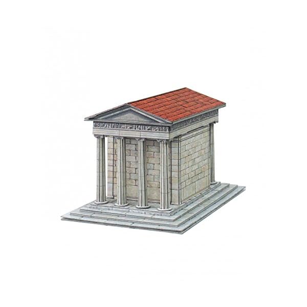 Umbum 338 Maßstab 1: 87 10 x 13 x 9 cm "Clever Papier Tempel der Welt Nice aptheros" 3D Puzzle – Bild 3