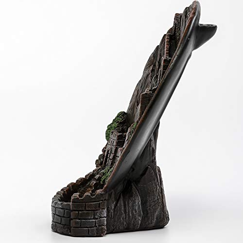 Zayton Incense Burner Waterfall Backflow Incense Burner The Great Wall Incense Holder for Home Decoration Meditation Relaxtion