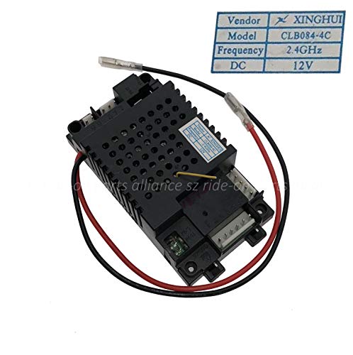 CLB 084-4C 2.4Ghz 12V Control Box Receiver Match 2.4G Bluetooth Remote Control, Mainboard Motherboad Accessories Children Electric Ride On Cars Kids Powered Wheel Circuit Board Replacement Parts