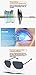 DUCO Premium Retro Square frame Polarized Sunglasses 100% UV protection 8177s