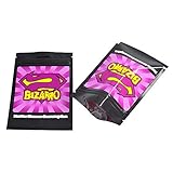 100 pcs Customized Printed Bags Mylar Aluminum Foil Zip Lock Pouch Food Storage Moisture Proof Keep Aroma Bags (8.5x13cm(3.35