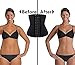 SHAPERX Women's Latex Waist Trainer Corset Waist Cincher Body Shaper Slimmer Tummy Control Shapewear, SZ1988-3-Black-M