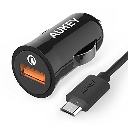 Caricabatterie Auto QC 2.0 Aukey