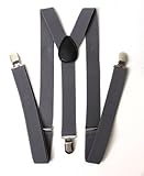 Gravity Heavy Duty Suspenders - Grey