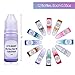 12 Colors Resin Dye LET'S RESIN Liquid Epoxy Pigment Dye -Translucent Jelly Colors Resin Colorants for Epoxy Resin,Resin Jewelry(Each Bottle 0.35oz)