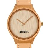 WOODIES Tan Bamboo Wood Watch