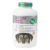 GNC Pets Ultra Mega Hip & Joint Health Premium Formula for Senior Dogs (Savory Beef) - 240 Chewable Tablets