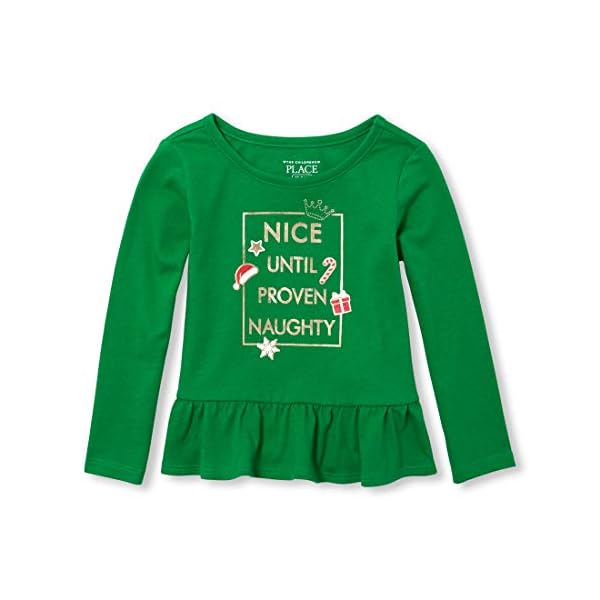 The Children's Place Toddler Girls' Long Sleeve Graphic Shirt