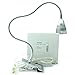 QUANS 5W 5x1W Warm White Clamp Clip on 19inch Flexible Gooseneck High Power LED Desk Table Sewing Study Work Bedside Reading Swing Arm Light Lamp,Ultra Bright Silver 110V US Plug