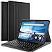 IVSO Keyboard Case for Lenovo TAB M10 Tablet, Wireless Keyboard Front Prop Stand Case Cover for Lenovo TAB M10 2018 Released Tablet (Black)