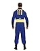 Spirit Halloween Adult Mens Vault Dweller Costume - Fallout,Blue,XL 46-48