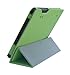 Insignia Flex 8-Inch Tablet (NS-14T002) Custom Fit Portfolio Leather Case Cover with Built In Stand- Green