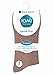 IOMI - 6 Pack Mens Thin Non Binding Extra Wide Loose Top Cotton Diabetic Socks (7-12 US, Beige)