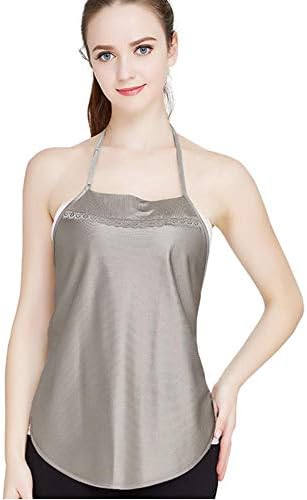 JXJ Anti-electromagnetic Wave Maternity Dress, 100% Silver Fiber Cotton Material,360° Shielding Radiation Electromagnetic Shielding Rate of 99.999%