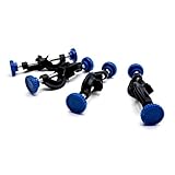 Soccerene Lab Stand Clamp Holder Boss Head Aluminium Alloy Body Right Angle for Rods up to 18mm in dia. Pack of 4