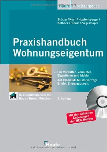 Praxishandbuch Wohnungseigentum Fur Verwalter Vermieter
