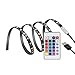 BEILAI Bias Lighting for HDTV USB RGB LED Strip Lights[Waterproof] 60LEDs Accent Lighting Backlight Kit with 24 Key Remote Controller for Flat Screen TV LCD, Desktop PC (1m,5050)