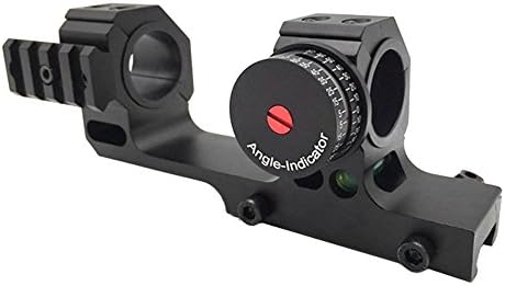Cantilever Picatinny Scope Mount with Angle Indicator Fits 25.4mm and 30mm Bubble Level