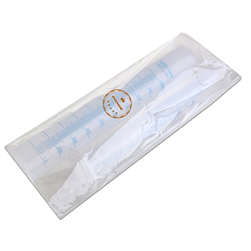 Pixnor 5pcs Measuring Cylinder Graduated Cylinder 50ml 100ml 250ml 500ml 1000ml