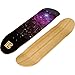Bamboo Skateboards Nebula Graphic Skateboard Deck with a 6 Ply Bamboo and Maple Hybrid Build