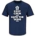 Dallas Cowboys Fans. Keep Calm and Hate the Redskins Navy T-Shirt (S-5X)