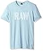 G-STAR Raw Men's Tomeo Round Neck Tee Short Sleeve, Bright Arctic Heather, Medium