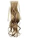 Haironline One Piece Tie Up Ponytail Clip in Hair Extensions Hairpiece Binding Pony Tail Extension for Girl Lady Woman