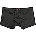 ALT 2017 Men 's Underwear Sexy Temptation Separation Ice Silk Translucent JJ Sets (Medium, Black)