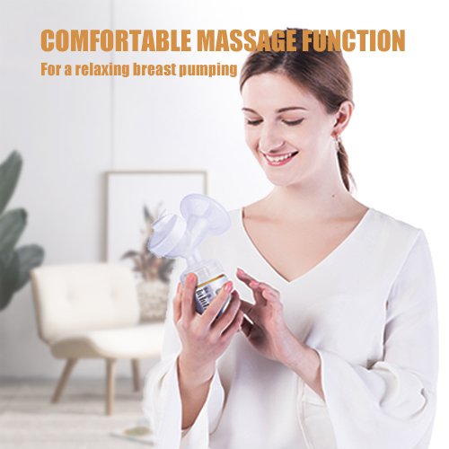 Electric Breast Pump – Double Breast Pump with 2 Modes and 9 Adjustable Suction Levels, Quiet & Hygienic, Advanced Breast Pump Kit, Perfect Massage and Breastfeeding Assistant - Thumbnail 6