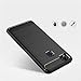 ASUS zenfone 3 ZOOM ZE553KL Case,Mustaner Shock-Absorption Carbon Fiber Flexible TPU Rubber Soft Silicone Full-body Protective Cover for 5.5