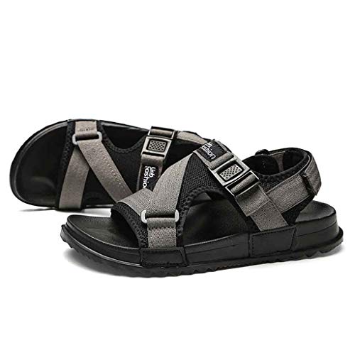 Forthery Men Sports Sandals Athletic Outdoor Fisherman Hiking Walking Flip Flops Beach Shoes(Grey,US 8.5 / CN 42) 2020 - Thumbnail 5
