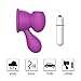 2 PCS Electric Nipples Sucker Pump-Pelepas Medical Silicone Silent Powerful Vibrating Bullet Breast Pump Clit Massager Teasers Sex Toys Suitable for Both Sexes (Purple)