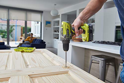 RYOBI 18 V ONE+ Akku-Bohrschrauber R18DD3-215S, 2-Gang-Getriebe, 13 mm Schnellspannbohrfutter, inkl. 2 x 1,5 Ah Akku und Ladegerät – Bild 5
