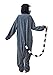 Grey lemuroid Pajamas Unisex Adult Animal Cosplay Costume Onesies One-Piece Gift For Valentine M