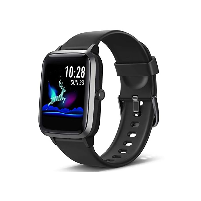 Lintelek Smartwatch de Pantalla táctil,Pulsera Actividad con Monitor de  Pasos, Calorías, Sueño y Ritmo Cardíaco, Reloj Inteligente Impermeable  5ATM, Reloj Deportivo Compatible con iOS y Android - [2022]